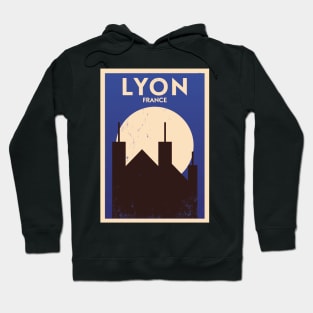 Lyon Poster Design Hoodie